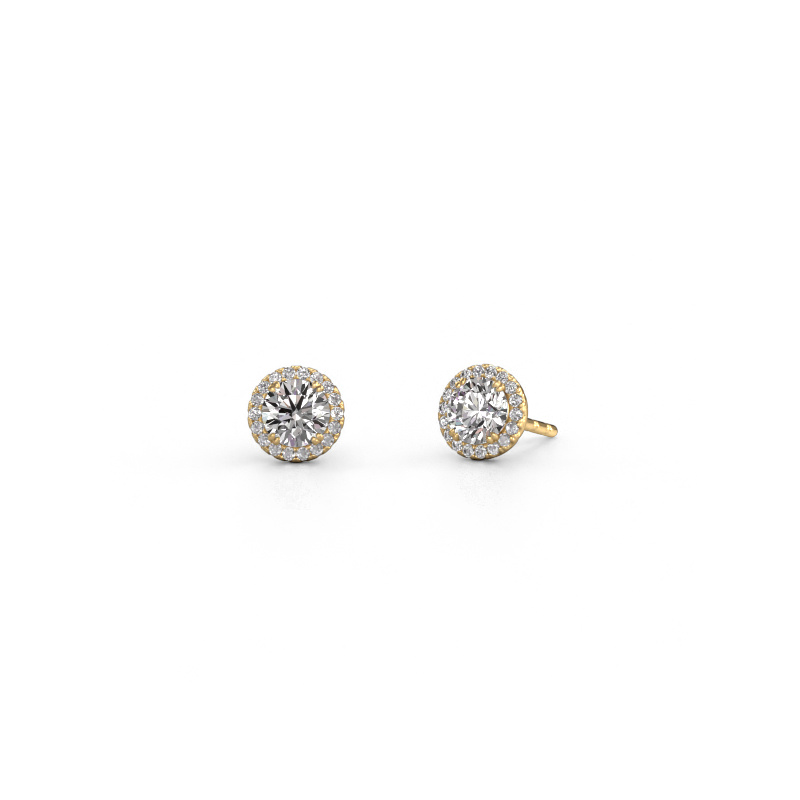 Image of Earrings Seline rnd 585 gold Diamond 0.96 crt