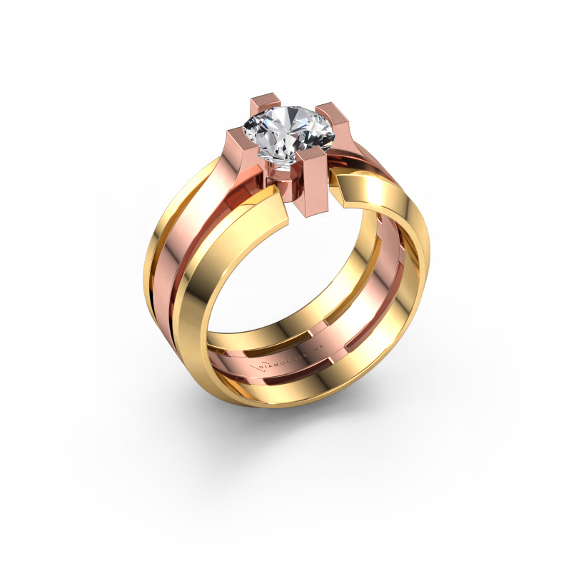 Bild von Herrenring Sem 585 Roségold Lab-grown Diamant 1.50 crt