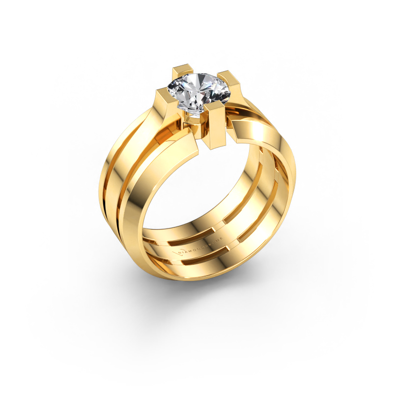 Bild av Herrring Sem 585 gult guld Diamant 1.50 crt