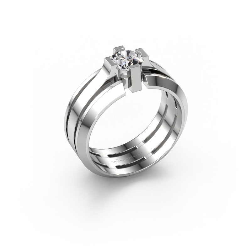 Bild von Herrenring Sem 950 Platin Diamant 0.70 crt