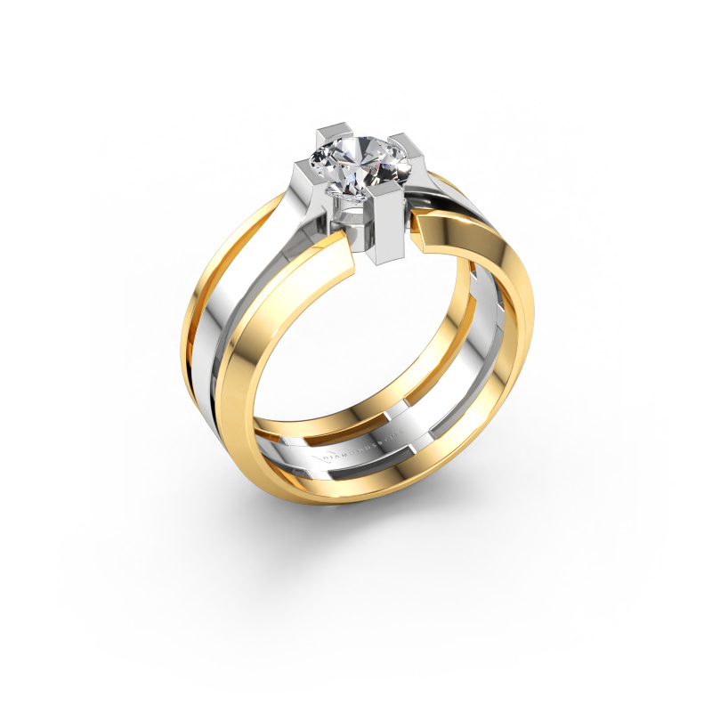 Bild av Herrring Sem 585 vitt guld Diamant 1.00 crt