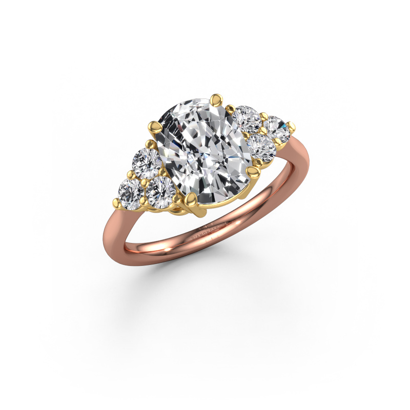 Afbeelding van Verlovingsring Serenity CSH 585 rosé goud Lab-grown diamant 3.04 crt