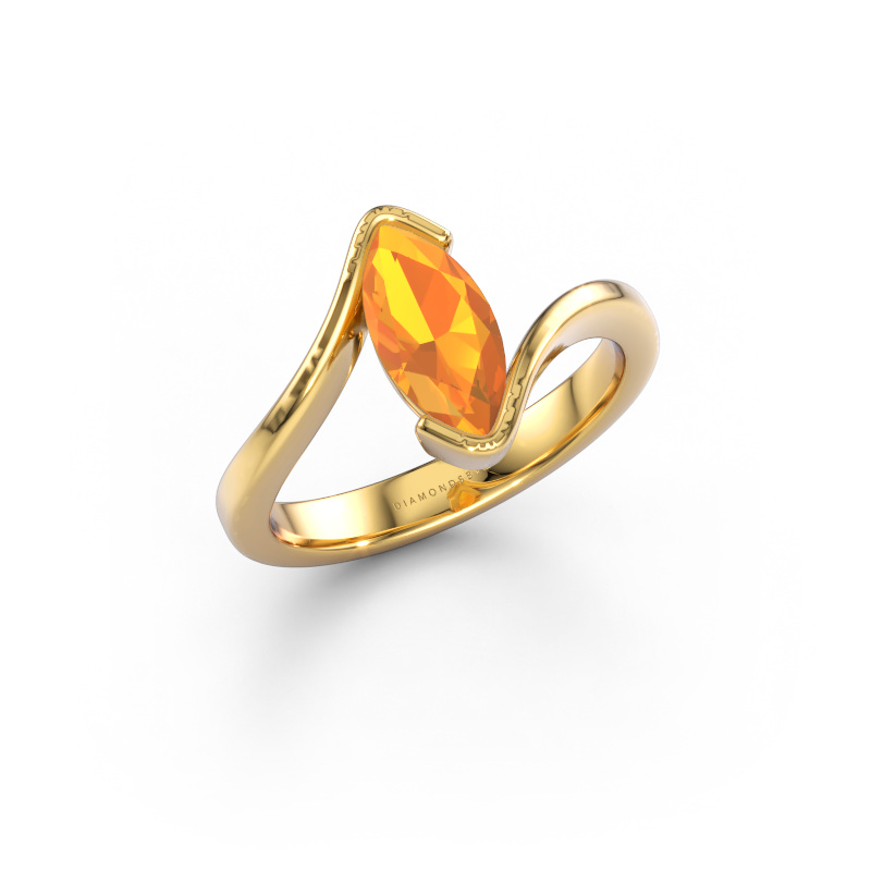Image de Bague de fiançailles Serenity 585 or jaune Citrine 10x5 mm
