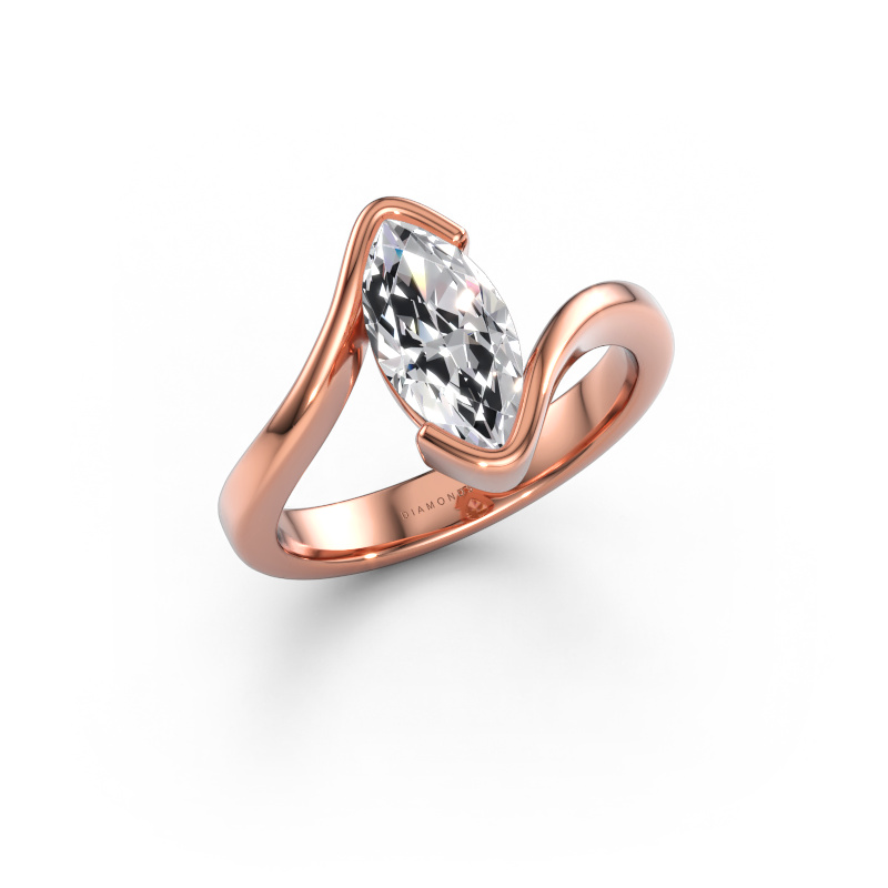 Bild av Förlovningsring Eve 585 roséguld Diamant 1.25 crt