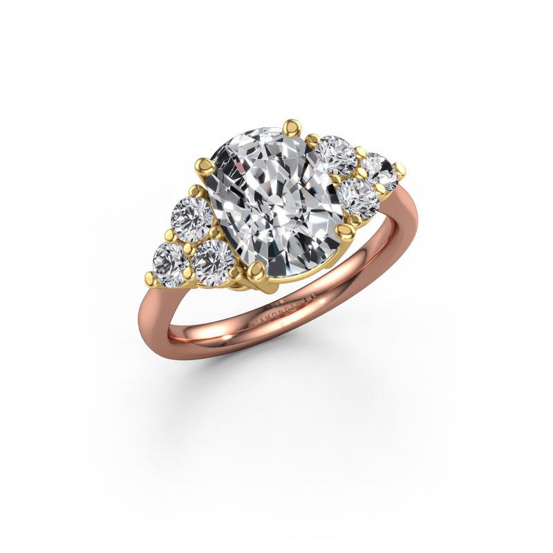 Image of Engagement ring Serenity CSH 585 rose gold Lab grown diamond 3.60 crt