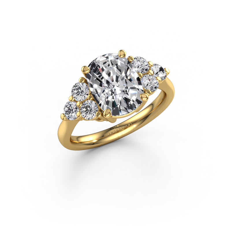 Image of Engagement ring Serenity CSH 585 gold Lab grown diamond 3.60 crt