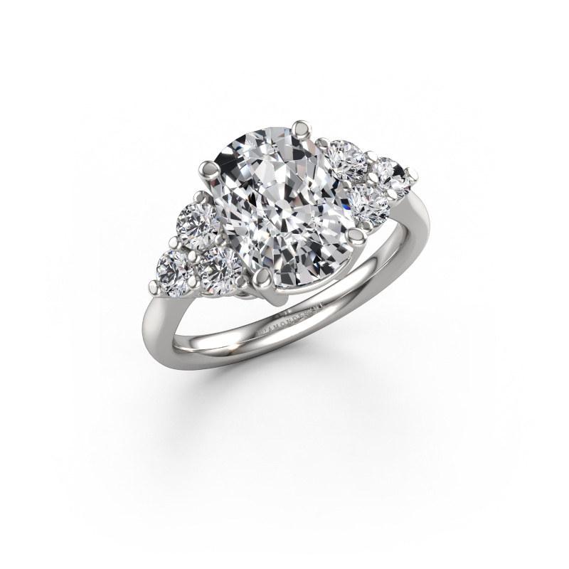 Image of Engagement ring Serenity CSH 950 platinum Lab-grown diamond 4.10 crt