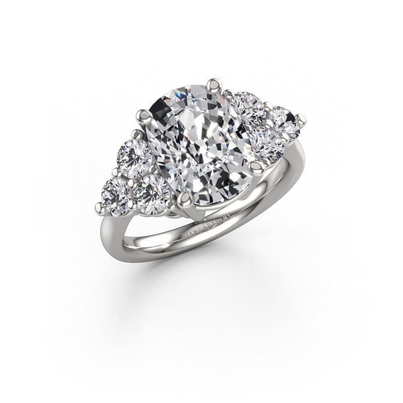 Image of Engagement ring Serenity CSH 950 platinum Lab-grown diamond 5.08 crt