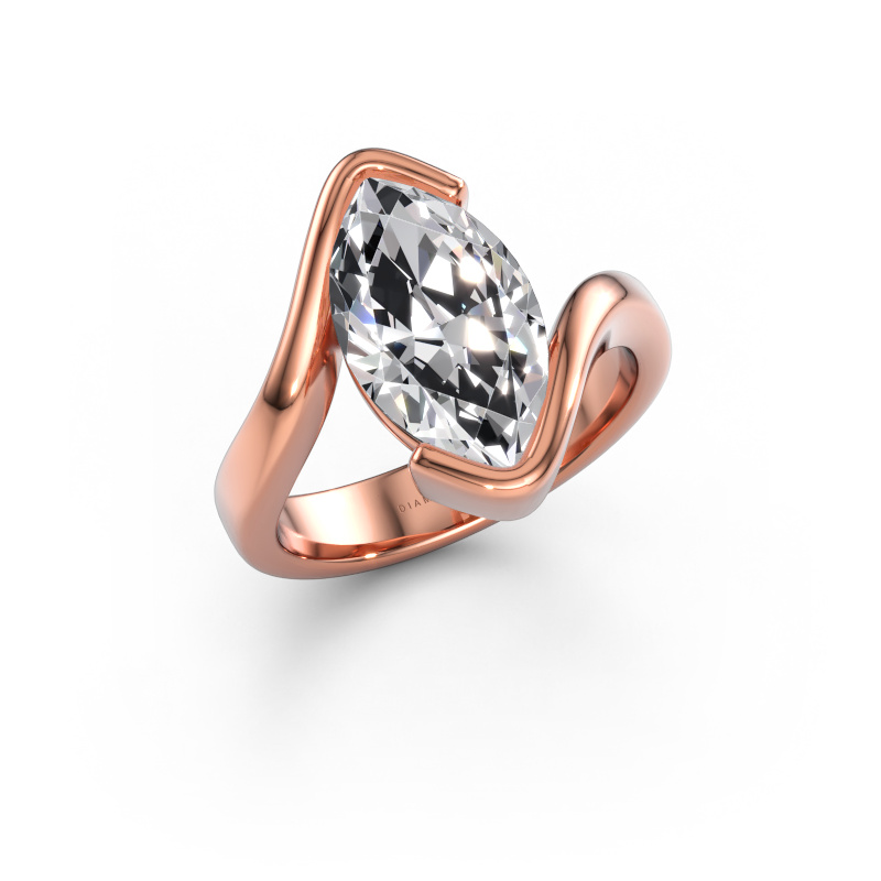 Bild av Förlovningsring Eve 585 roséguld Labbodlad diamant 3.00 crt