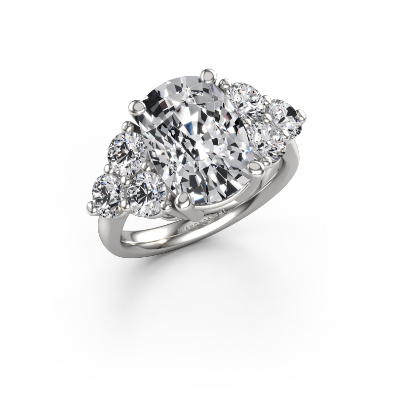 Image of Engagement ring Serenity CSH 950 platinum Lab-grown diamond 6.50 crt