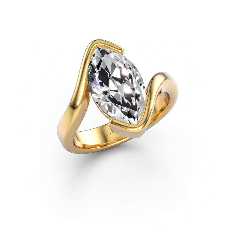 Image of Engagement ring Eve 585 gold Lab grown diamond 3.00 crt