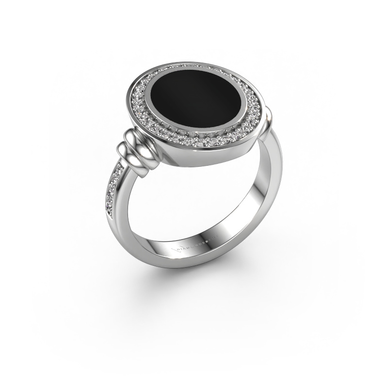 Bild von Siegelring Servie 2 950 Platin Onyx 12x10 mm