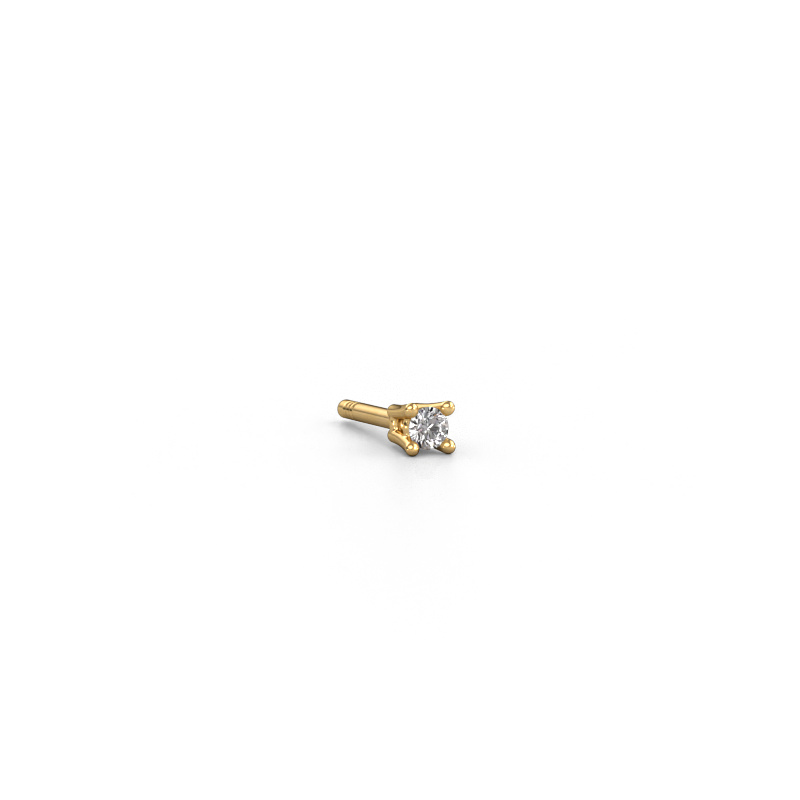 Image of Men's earring Seth 585 gold Diamond 0.03 crt