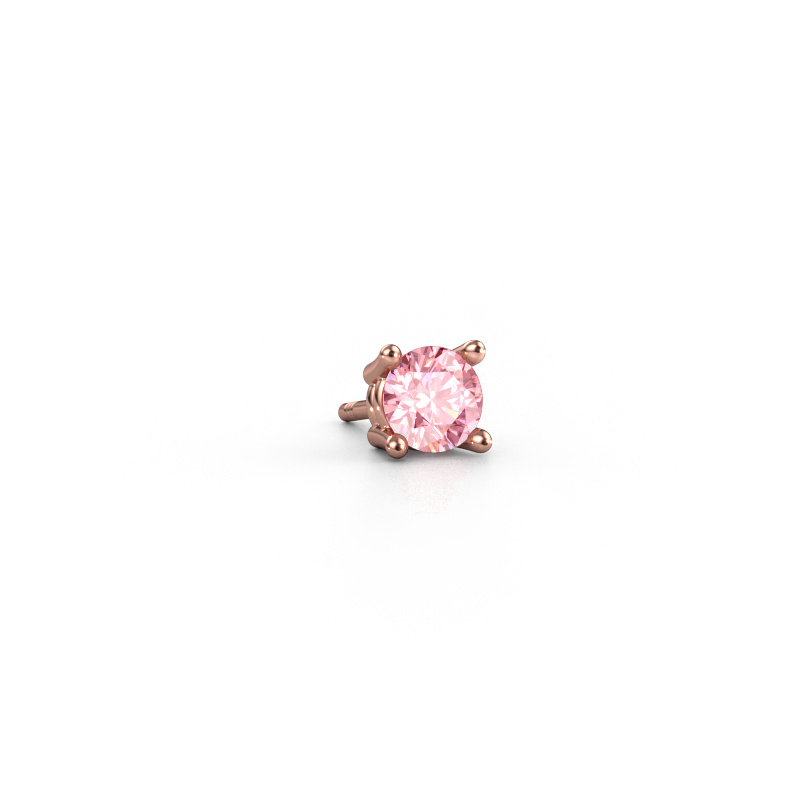 Bild von Männer Ohrstecker Seth 585 Roségold Rosa Labordiamant 5 mm