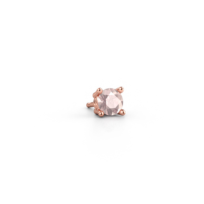 Bild von Männer Ohrstecker Seth 585 Roségold Morganit Champagner 5 mm