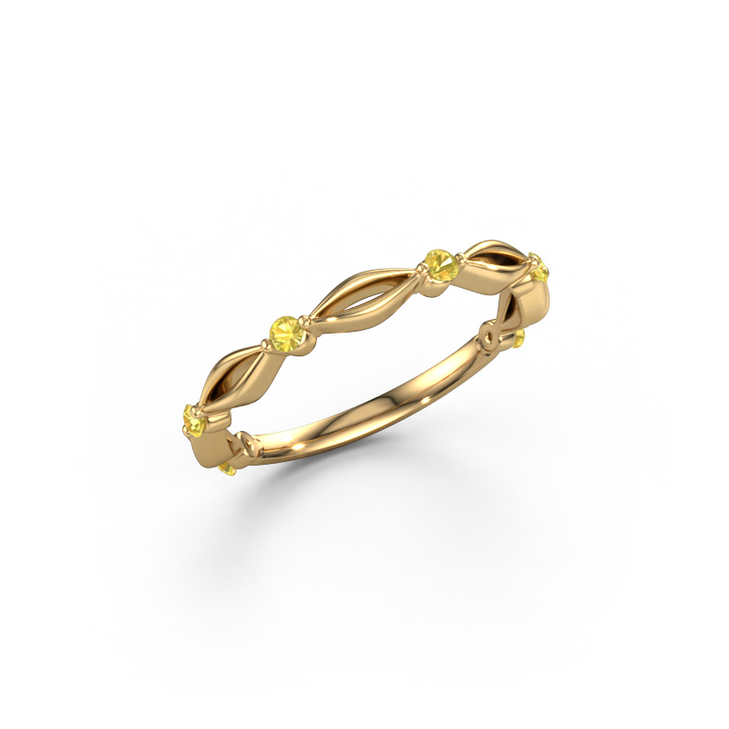 Bild von Vorsteckring Shalon 585 Gold Gelb Saphir 1.8 mm