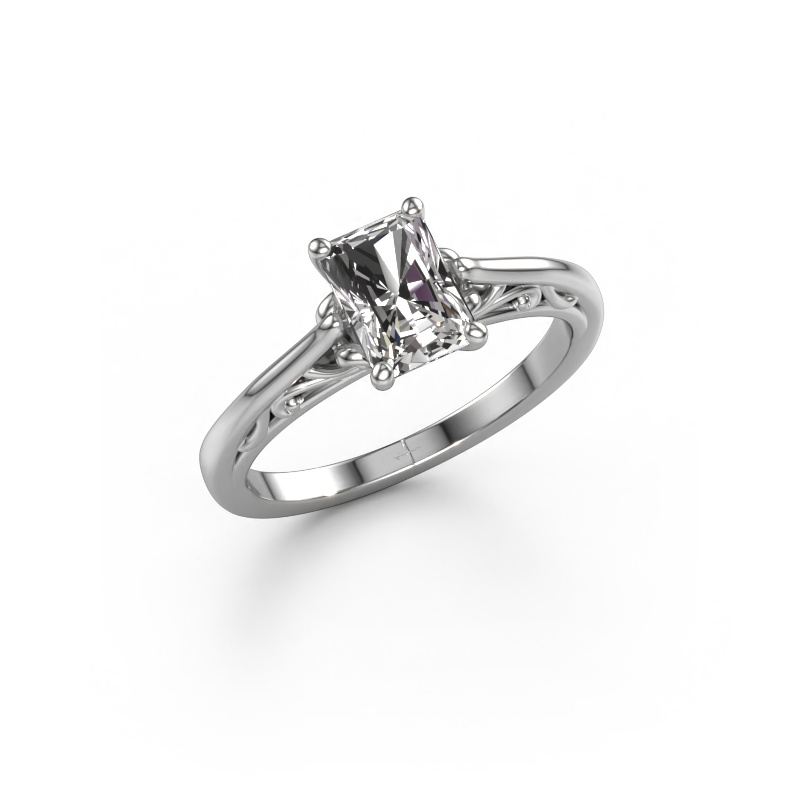 Image of Engagement ring Shannon rad 950 platinum Diamond 1.00 crt