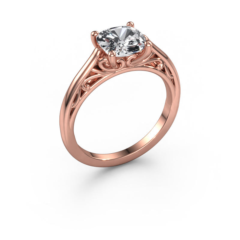 Bild von Verlobungsring Shannon cus 585 Roségold Lab-grown Diamant 2.00 crt