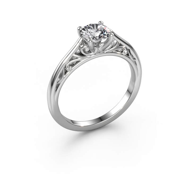 Bild von Verlobungsring Shannon rnd 585 Weißgold Lab-grown Diamant 0.70 crt