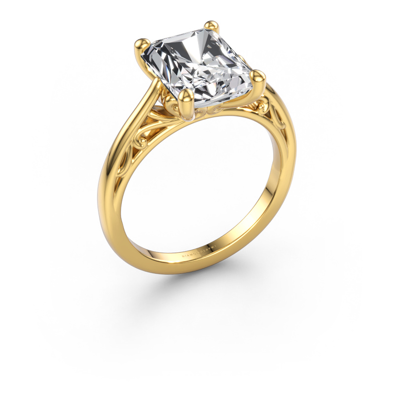 Immagine di Anello di fidanzamento Shannon rad 585 oro Diamante lab grown 3.50 crt