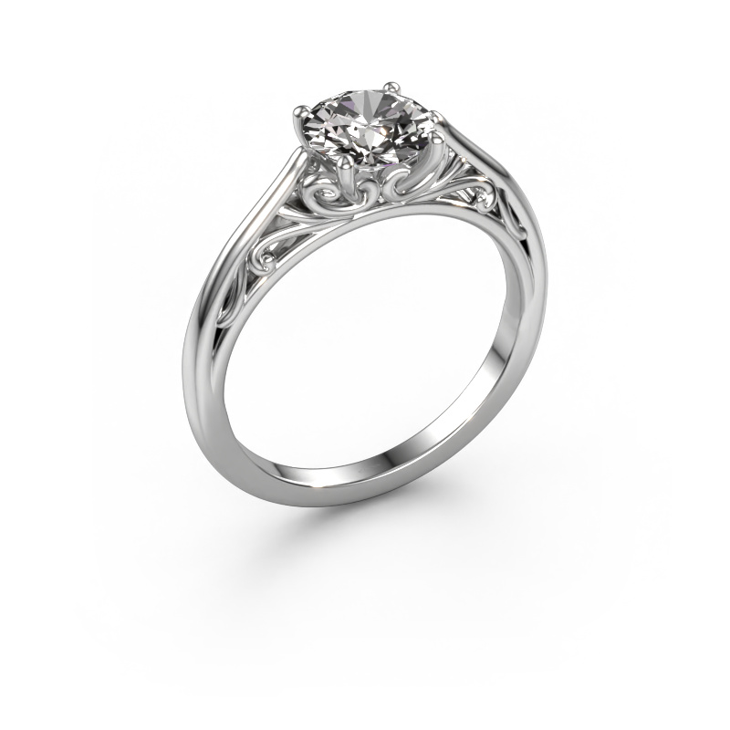Image of Engagement ring Shannon rnd 950 platinum Diamond 1.00 crt