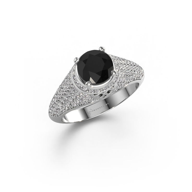 Image of Ring sharee 585 white gold Black diamond 2.131 crt