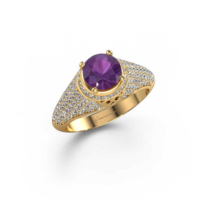 Image of Ring sharee 585 gold Amethyst 6.5 mm