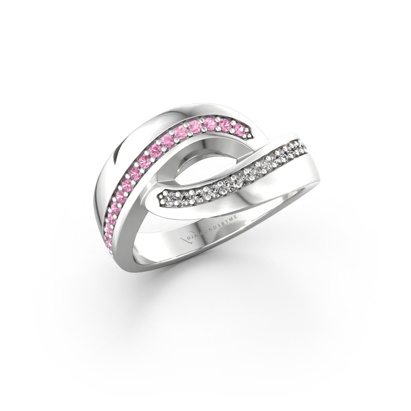 Bild von Ring Sharita 950 Platin Pink Saphir 1.2 mm