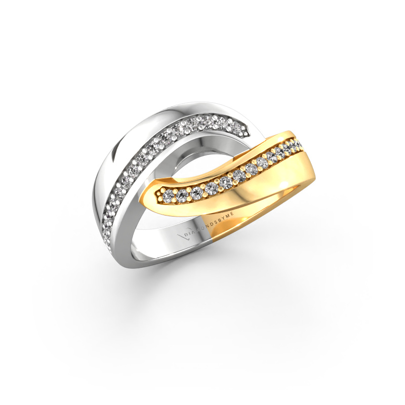 Image of Ring Sharita 585 white gold Zirconia 1.2 mm