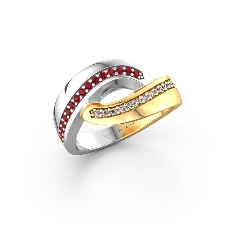 Image of Ring Sharita 585 white gold Ruby 1.2 mm