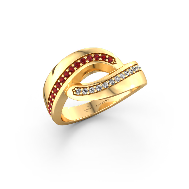 Image of Ring Sharita 585 gold Ruby 1.2 mm