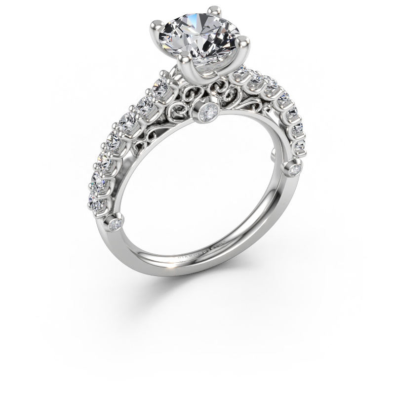 Immagine di Anello di fidanzamento Shaunda 585 oro bianco Diamante 2.00 crt