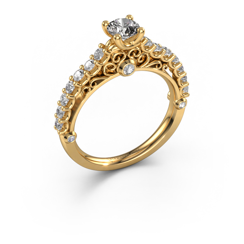 Bild von Verlobungsring Shaunda 585 Gold Diamant 0.90 crt