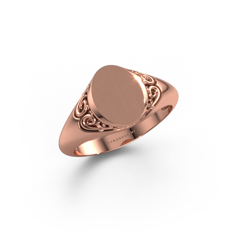 Image of Signet ring Sheilah 1 585 rose gold