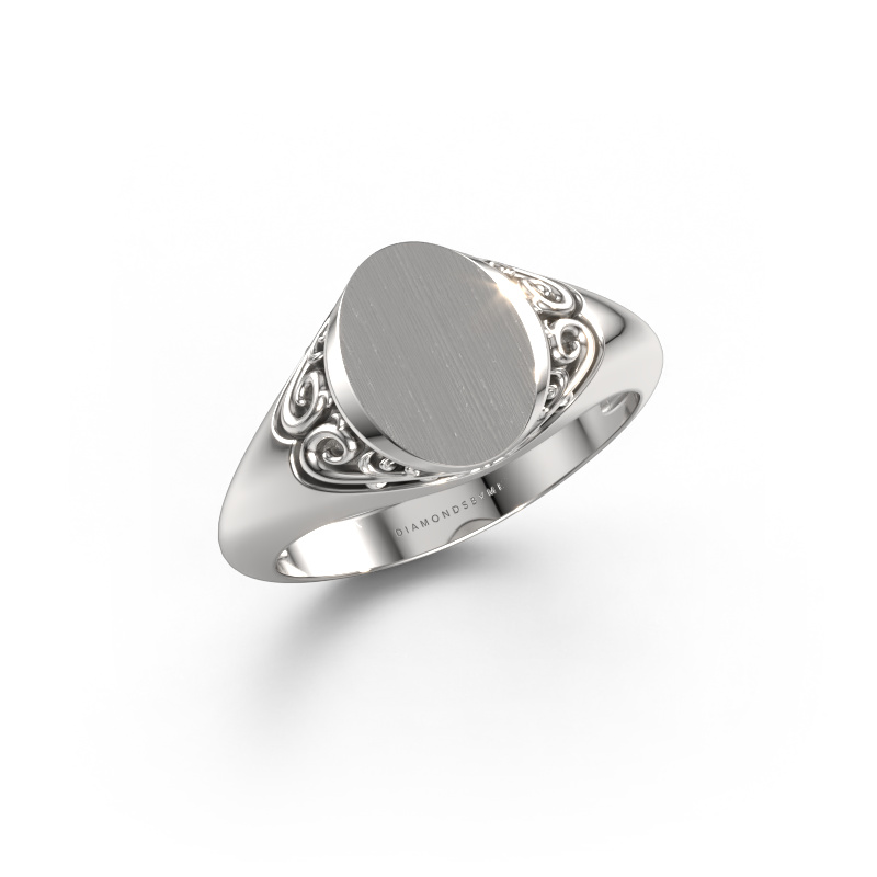 Image of Signet ring Sheilah 1 950 platinum