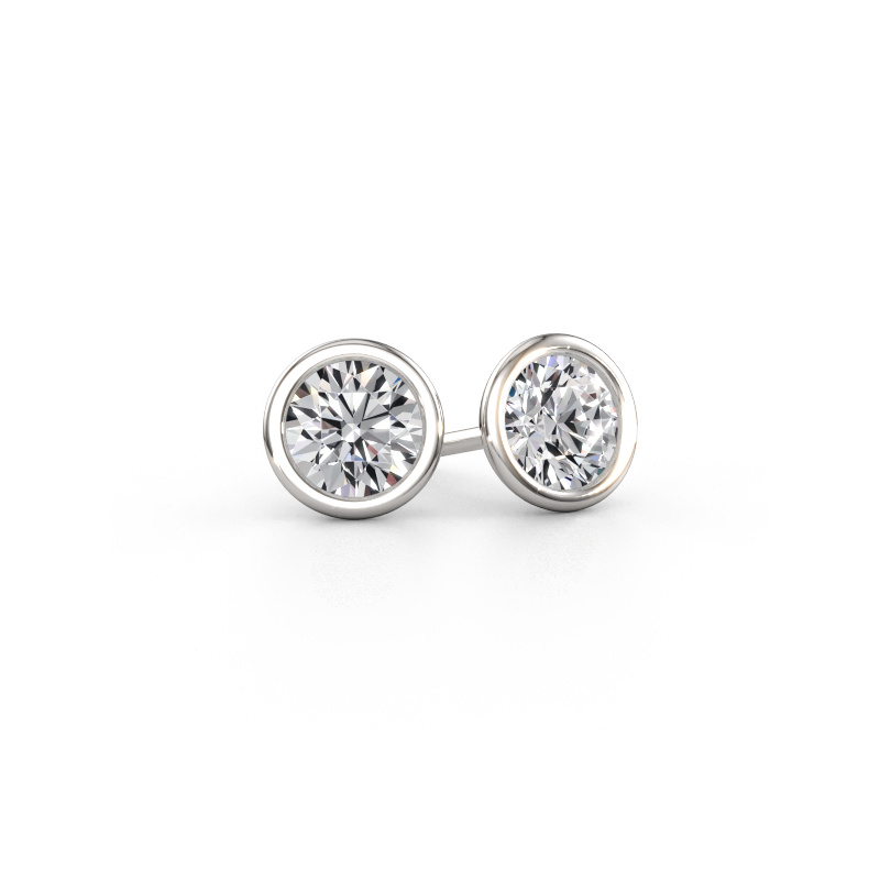 Immagine di Orecchini a lobo Shemika 950 platino Diamante lab grown 1.40 crt