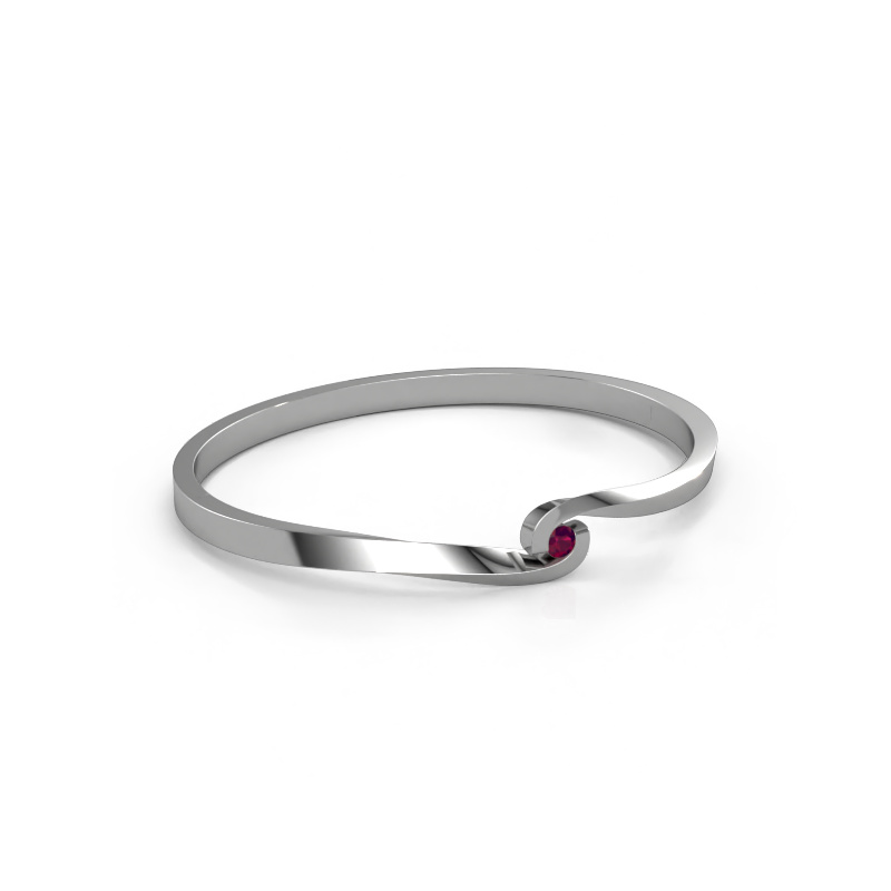 Image of Bangle Sheryl 585 white gold Rhodolite 3.7 mm