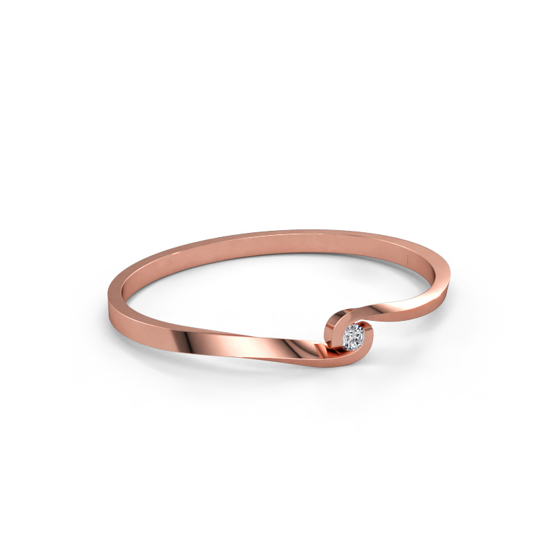 Bild av Armring Sheryl 585 roséguld Diamant 0.40 crt