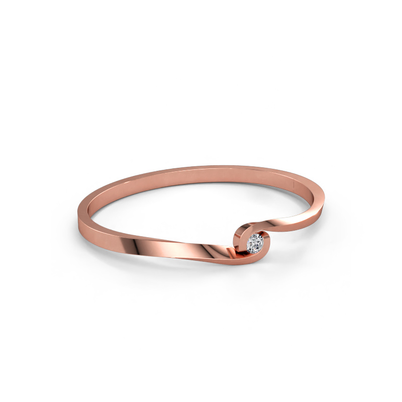 Bild av Armring Sheryl 585 roséguld Diamant 0.50 crt