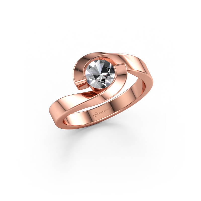 Immagine di Anello di fidanzamento Sheryl 585 oro rosa Diamante lab grown 0.70 crt