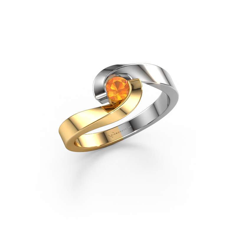Bild von Verlobungsring Sheryl 585 Gold Citrin 3.7 mm