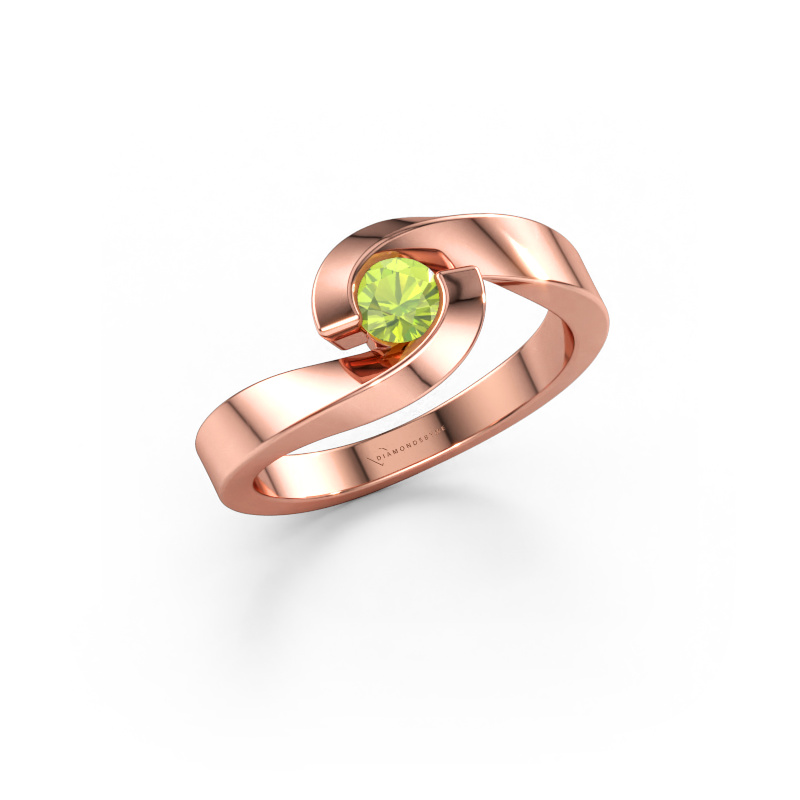 Bild av Ring Sheryl 585 roséguld Peridot 4 mm