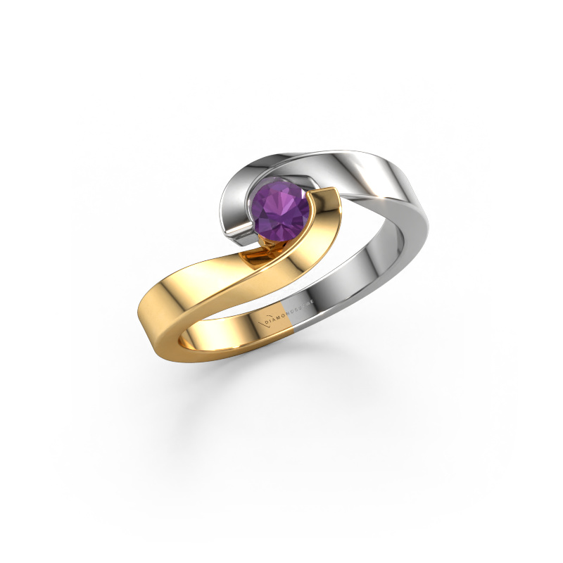 Bild von Ring Sheryl 585 Gold Amethyst 4 mm