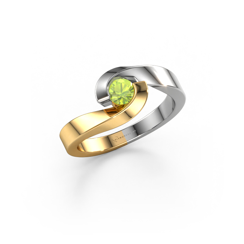Bild von Ring Sheryl 585 Gold Peridot 4 mm