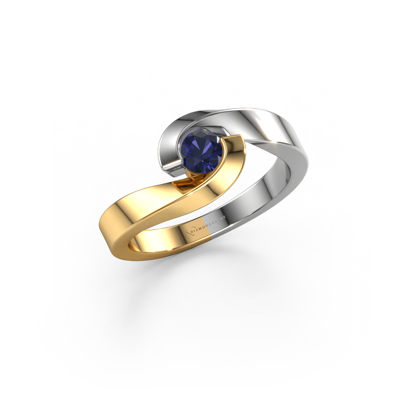 Image of Ring Sheryl 585 gold Sapphire 4 mm