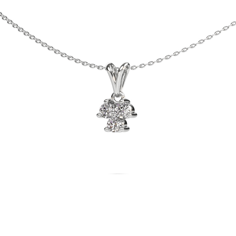Image of Pendant Shirlee 585 white gold Diamond 0.30 crt