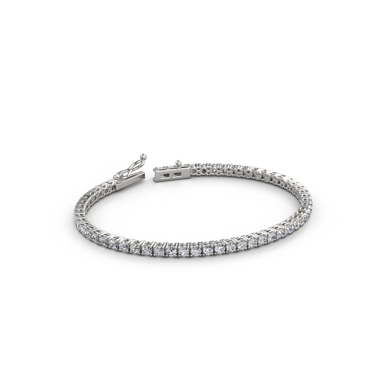 Image of Tennis bracelet Shirley 2.7 lab diamond 585 White gold Lab grown diamond 4.24 crt