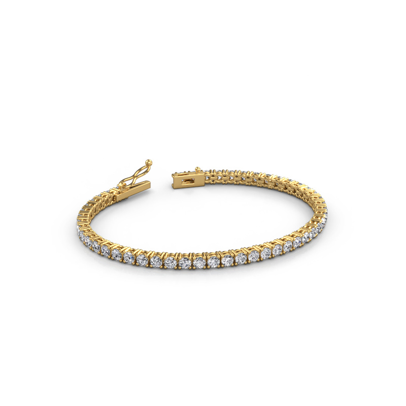 Image of Tennis bracelet Shirley 3.0 lab diamond 585 gold Lab-grown diamond 4.70 crt