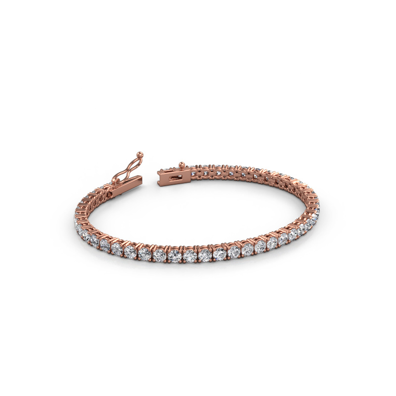 Bild von Tennisarmband Shirley 3.4 lab diamond 585 Roségold Lab-grown Diamant 6.75 crt