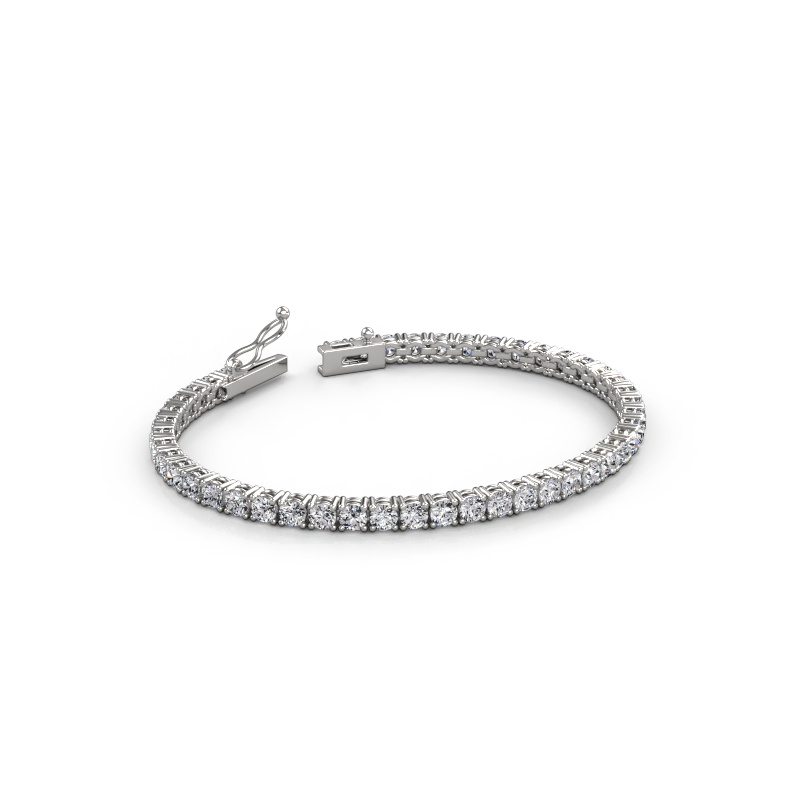 Image of Tennis bracelet Shirley 3.4 lab diamond 585 White gold Lab grown diamond 6.75 crt